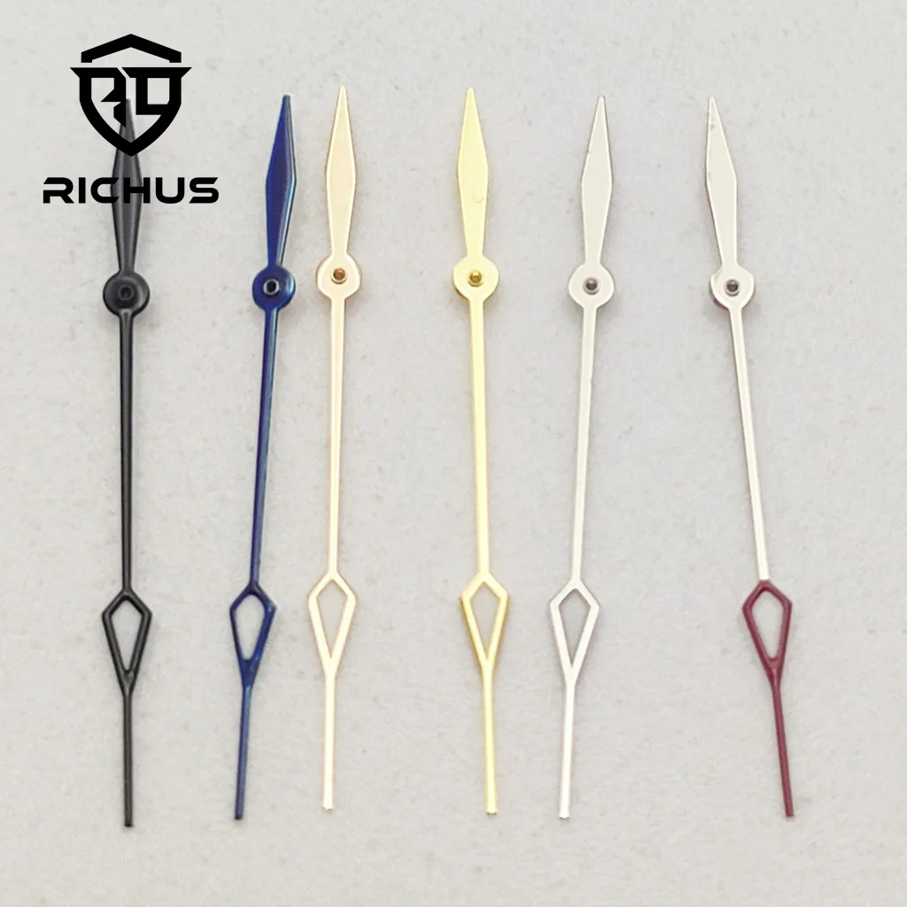 RICHUS NH35 Relógio mãos Verde Luminoso Fit NH34 NH35 NH36 ETA2824 2836 Miyota8215-DG Movimento