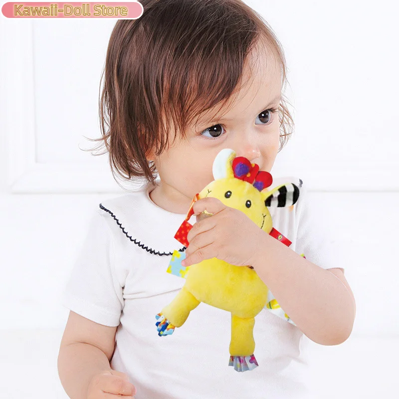 Sensorische Hängespielzeuge für Neugeborene, weiche Lernspielzeuge für Kleinkinder, Kinderwagen, Babybett, Wiege mit Beißring für Kleinkinder