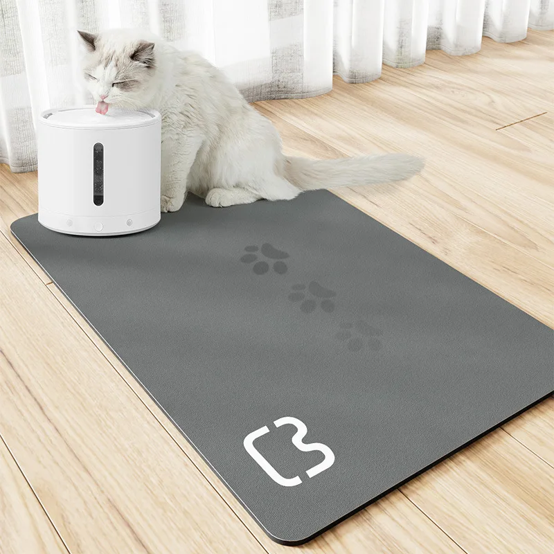 

Pet Feeding Mat Absorbent Cat Mat for Food and Water Bowl Dog Mat No Stains Pet Placemat QuickDry Puppy Dog Accessories Supplies