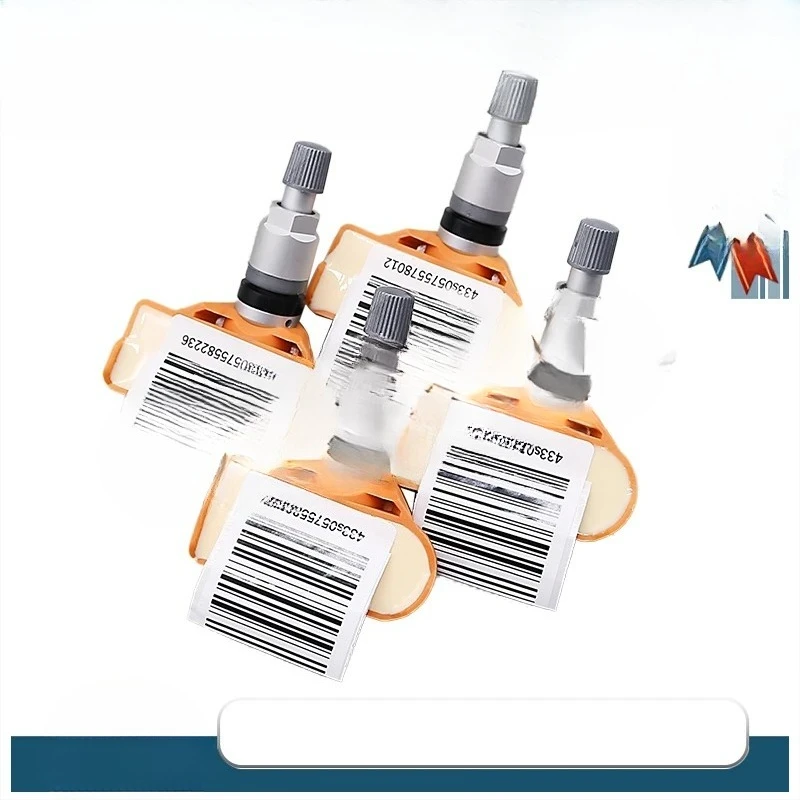 4 قطعة ل BMW 128I 328I 528I 550I 650I 740I M6 X3 Z4 استشعار ضغط الإطارات رصد الاستشعار 433MHz 36106856227 #4