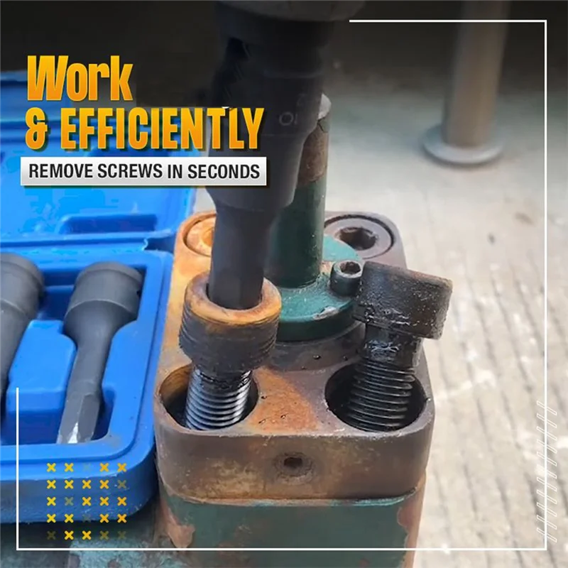 

A26F-1/2 Inch Pneumatic Hexagon Screwdriver Sleeve With Extended Pneumatic Wrench