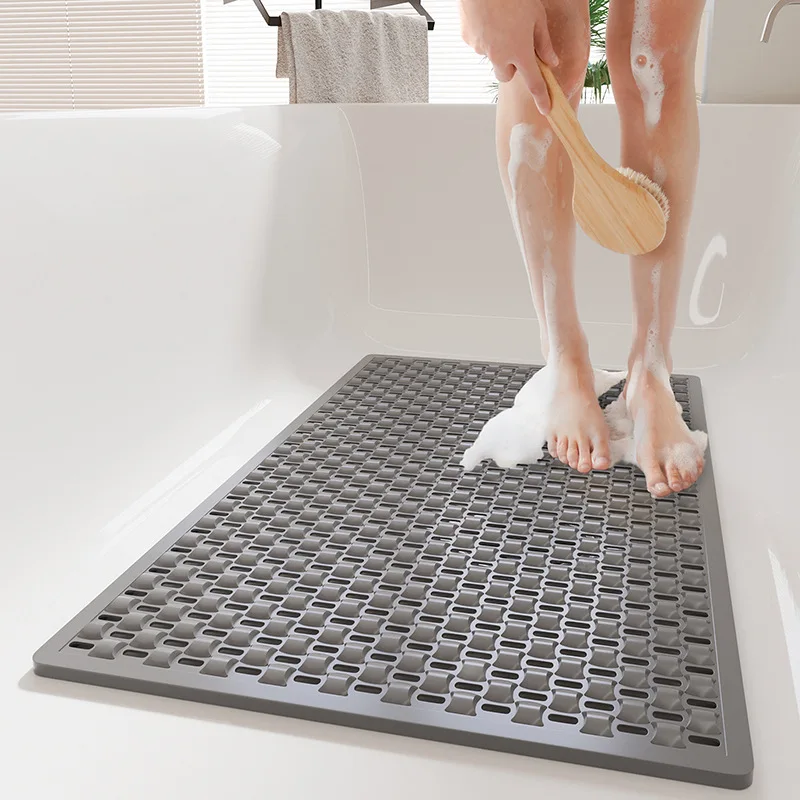 Bathroom Mat Anti Slip Mat Household Shower Room Shower Anti Fall Suction Cup Floor Mat Toilet Bathroom Shower Cool Massage Mat