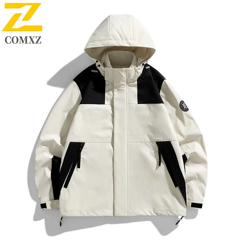 

COMXZ Лидер продаж куртка пальто мужская горный стиль уличная ветровка пальто J96 мужская рабочая одежда с капюшоном уличная куртка