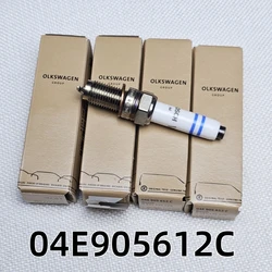 EA211 1.4T 4Pcs Spark plug 04E905612C For Audi  A3 S3 Q3 VW Passat Touran Tharu Lavuda Golf Jetta beetle Skoda Octavia Kodiaq