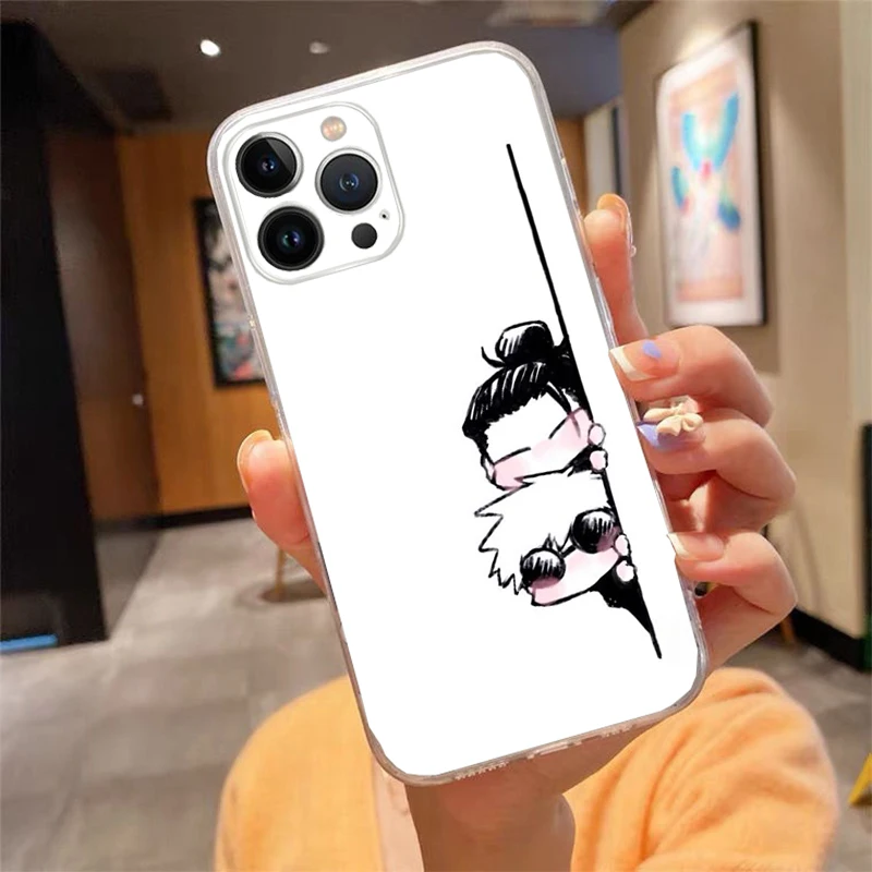 

Geto and Gojo Anime Phone Case Carcasa Funda For iPhone 17 Pro Max Air 16 15 14 13 Pro Max 15 16 Pro 15Plus Case