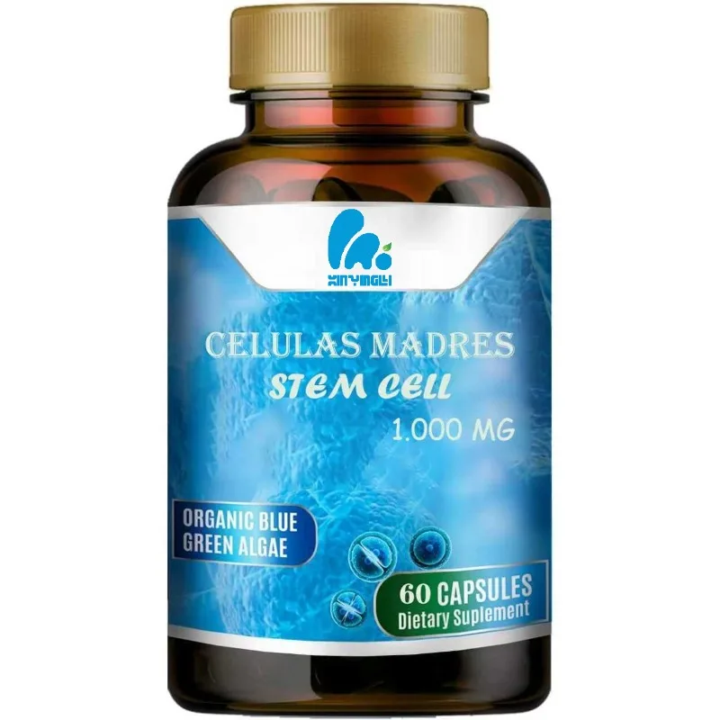 

60 capsules of natural stem cells, 1000mg blue-green algae, non GMO gluten free