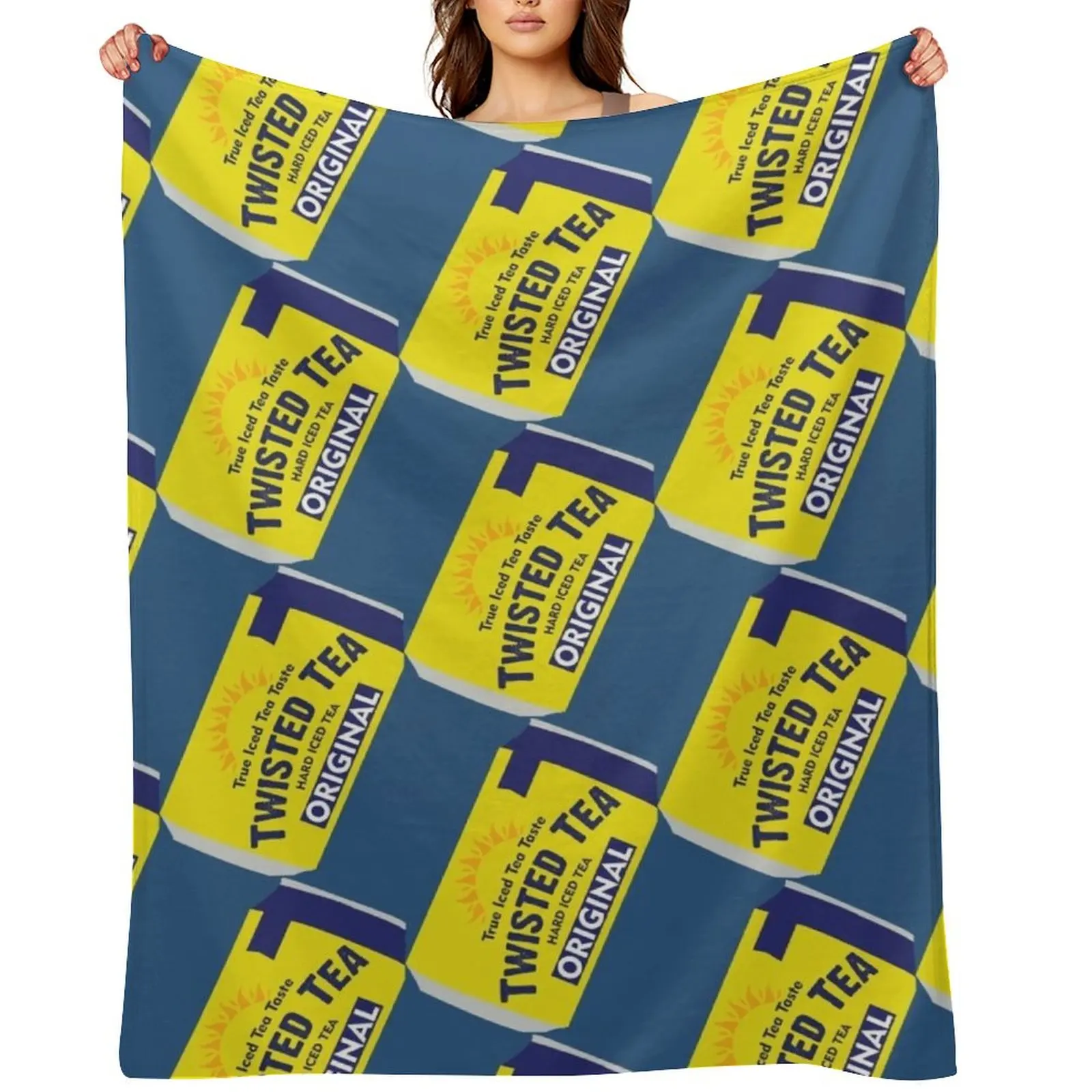 

Twisted tea (2) Throw Blanket Hair Soft Beds Loose Flannel Blankets