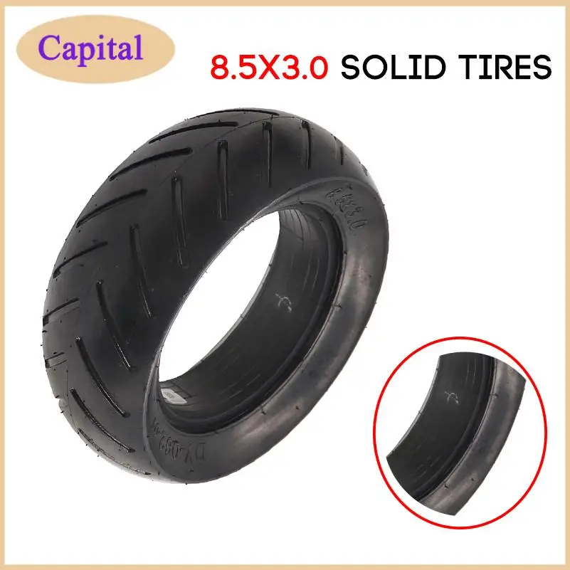 

8.5x3.0 solid tire for Electric Scooter VSETT 8/9 Macury Zero Series 8.5 Inch 8 1/2X3 Widened DurableTyre