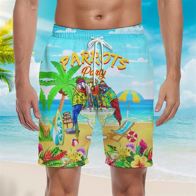 Cows Chickens Sheep And Pigs 3D Printed Short Pants Streetwear Beach Shorts Sport Casual Swimwear Male Men Kids Clothing