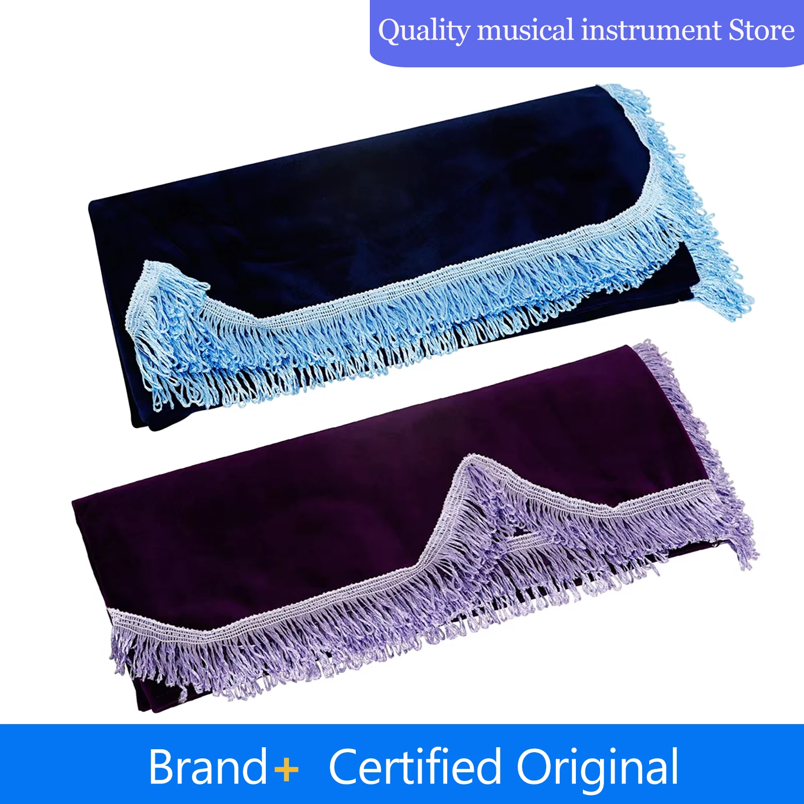 

88-клавишный чехол для пианино с кисточкой, золотой бархат, пианино, однотонный защитный чехол, детали и аксессуары для клавиатурных инструментов