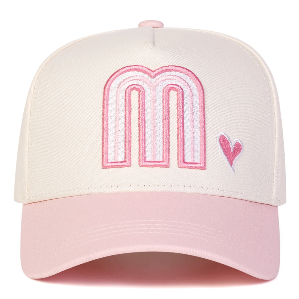 Unisex M Liebe Herz Stickerei Baseball Caps Frühling Herbst Outdoor Einstellbare Casual Hüte Sonnenschutz Hut Sport Kappe – Detail 5