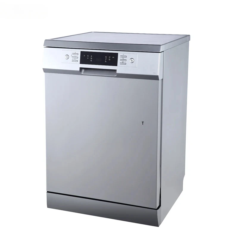 Stainless Steel Home 15 sets 60cm Freestanding Dishwasher Machine With LED Show