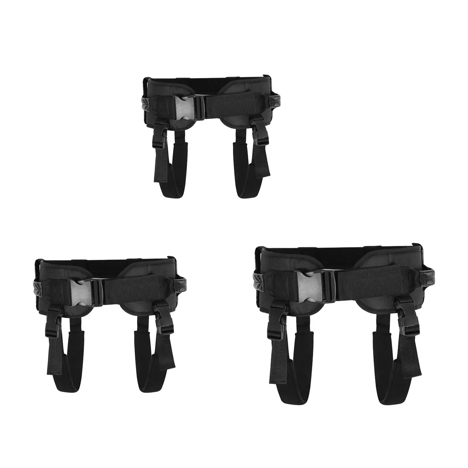Gait Belt for Seniors Transfer Belt Multiple Padded Handles Quick Release Buckle Harness Standing Aid Strap Assistance