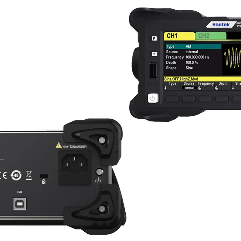 Intelligent Hantek HDG-3042B HDG3042B Harmonic Function/Arbitrary Waveform Signal Generator 40MHz Frequency Meter 2CH 300MSA/S H