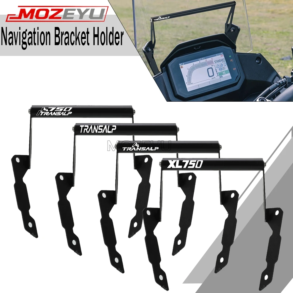 

For Honda XL 750 Transalp 2023 2024 2025 2026 XL750 MOZEYU Accessories Smart Phone Navigation Mounting Bracket Adapter Holder