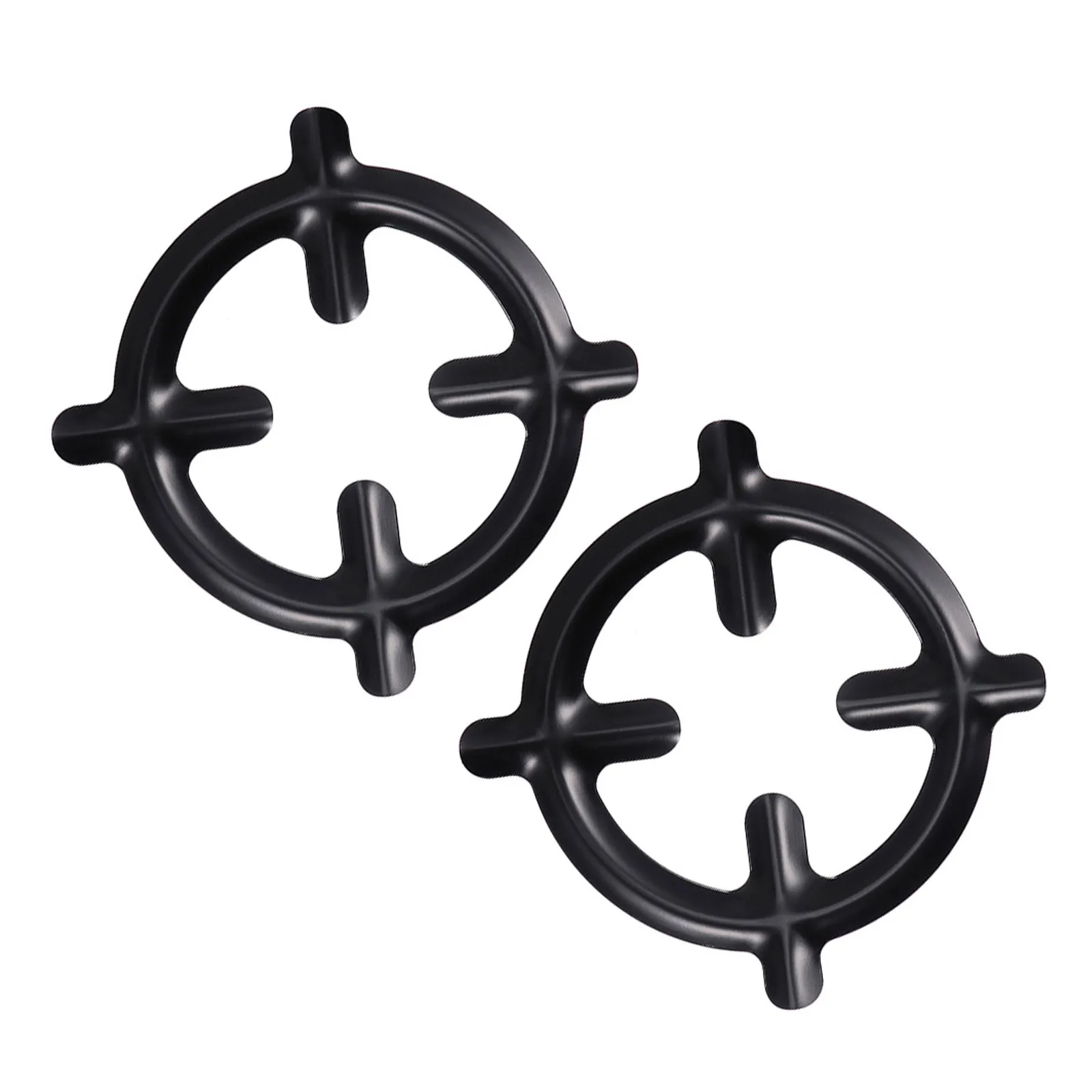

2Pcs Household Gas Stove Pot Holders Coffee Pot Racks Iron Stable Supports for Mocha Coffee Makers Kitchen