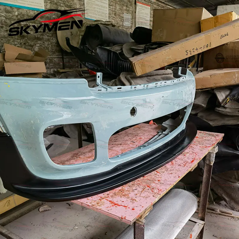 ミニJCW R56 R57 R58 R59前期型用カーボンフロントリップ、ガラス繊維