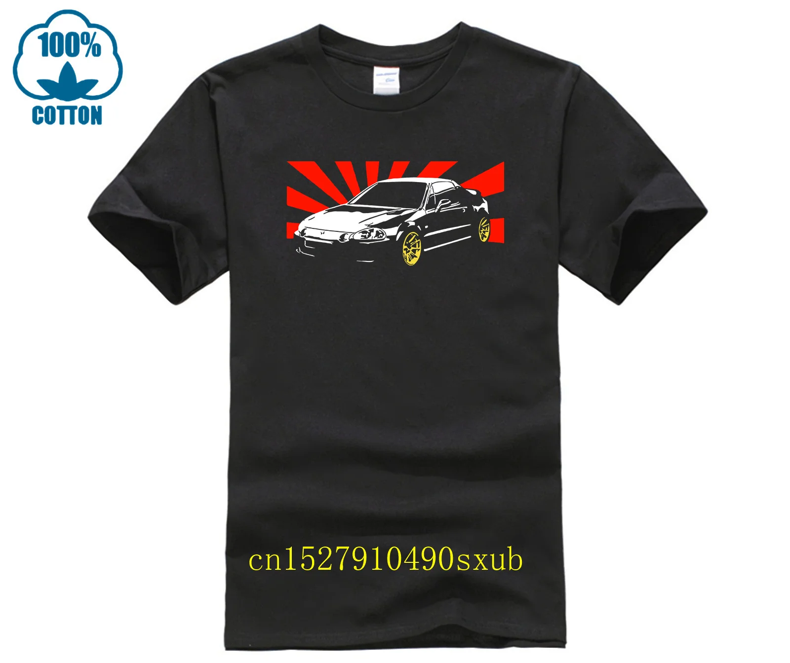 T-shirt unisexe pour Crx Del Sol Eh6 Targa Top Delsol Cr X Vtec unisexe