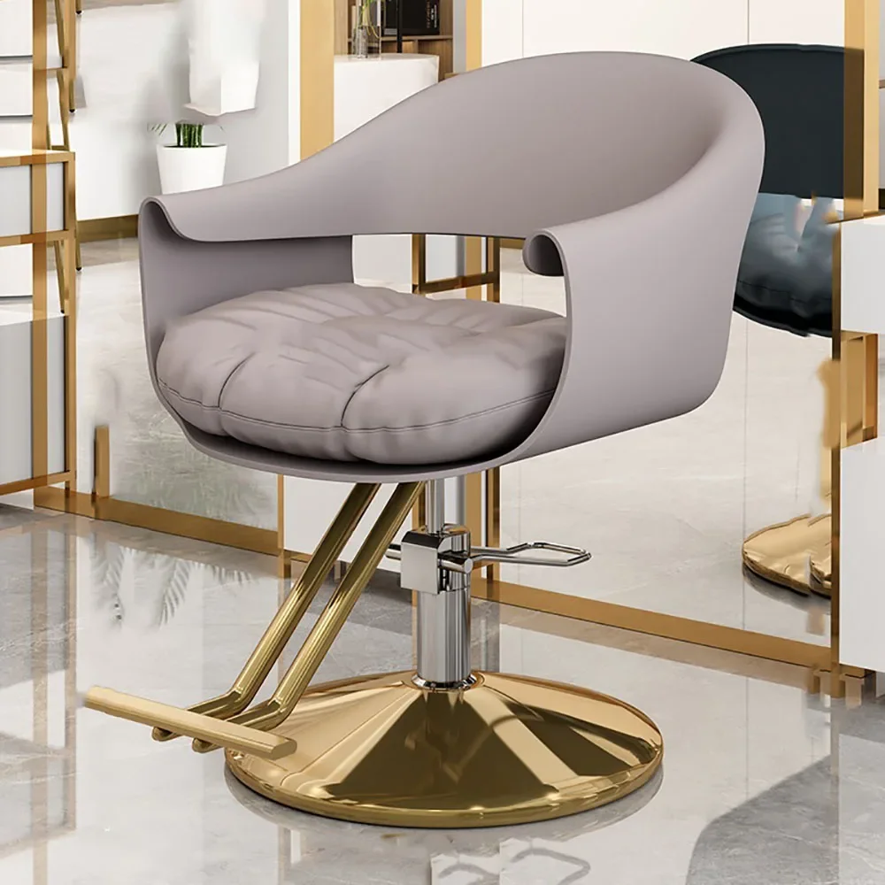 

Luxury Modern Barber Chair Aesthetic Nordic beauty equipment Hairdresser Chair Personalized Salon Kapperstoel Hair Furniture