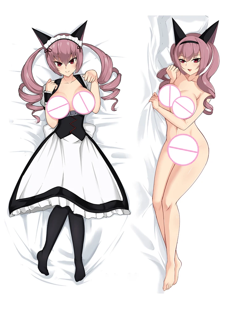 Dakimakura Anime Pillow Cover Faris NyanNyan Double Sided Print 2Way Cushion Cover Xmas Gifts