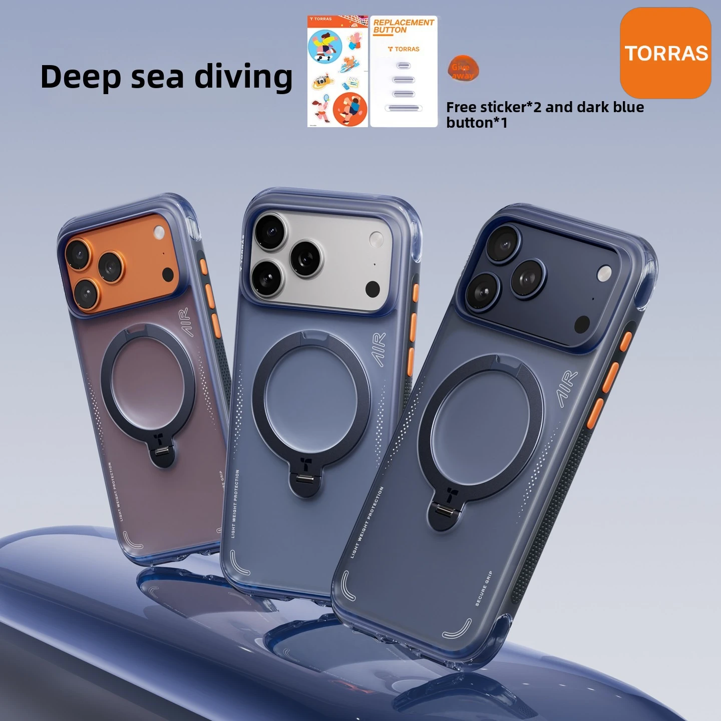 

TORRAS Pivotshell Q3Air for iPhone 17 Pro Max Case Magnetic Protection Full Coverage IP Airbag Drop Proof