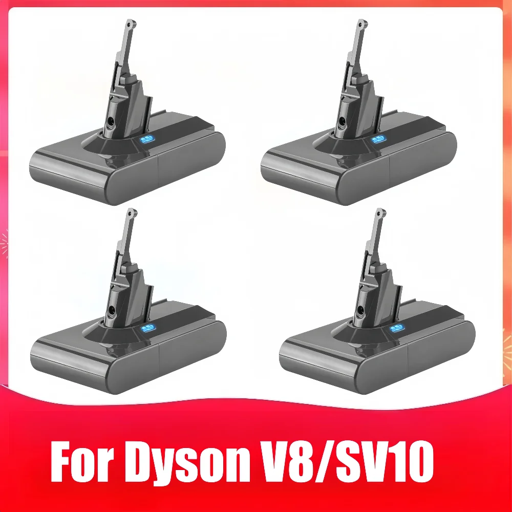 For Dyson V8 6000mAh Battery for Sony Cell Replacement Battery for Dyson V8 Absolute V8 Animal SV10 Handheld Vacuum Cleaner