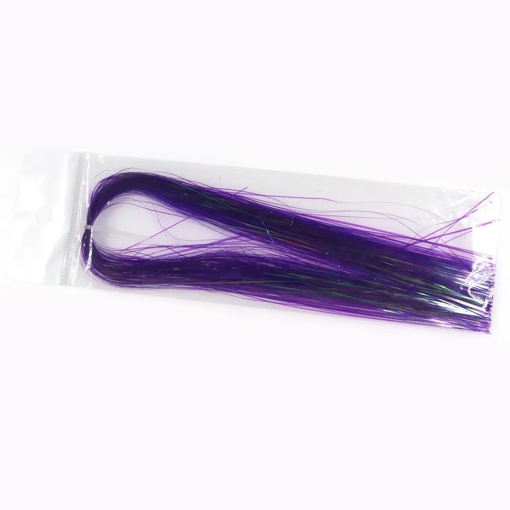 

Fishing Tools Tinsel Streamer Shining Fishing Lure Fly Tying Tinsel Fly Tying Materials Assist Hooks Line Jig Hook Streamer