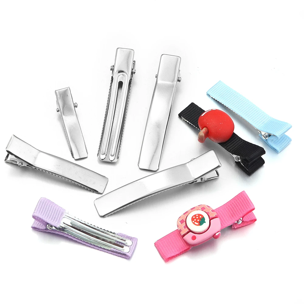 20 قطعة مقاطع التمساح الشعر المعدنية واحدة الشق بطة بيل مقاطع الشعر شقة مع الأسنان الضفيرة كليب ل إكسسوارات الشعر DIY بها بنفسك #4