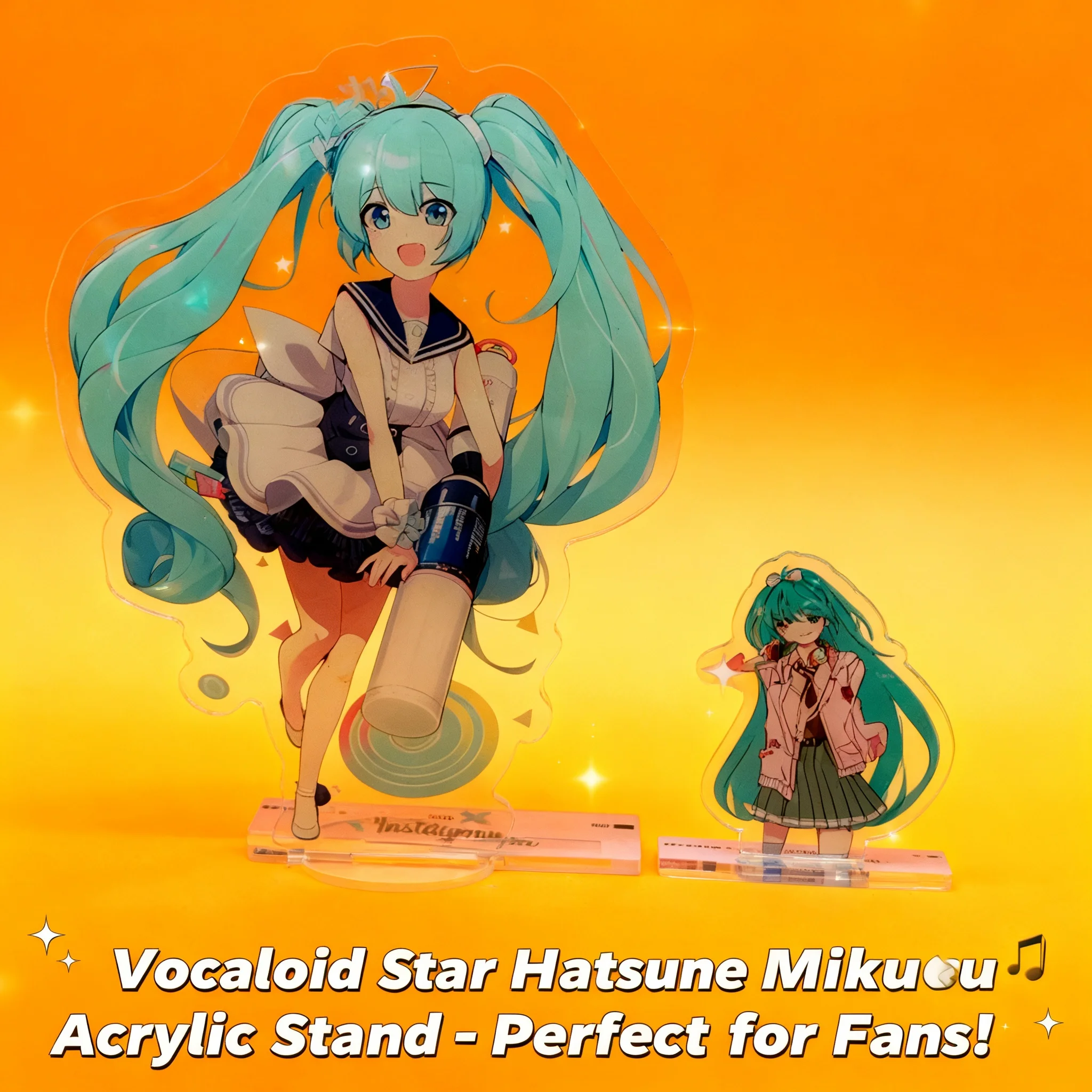 

New Hatsune Miku Acrylic Stand Anime Cartoon Character Desktop Decoration Wholesale Latest Manga Figure Collectible Merchandise