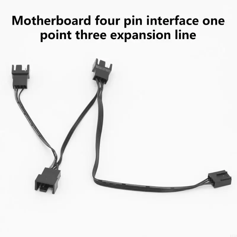 Multifans Connection 4pin PWM Fan Splitter Cable Extend Motherboards Interfaces