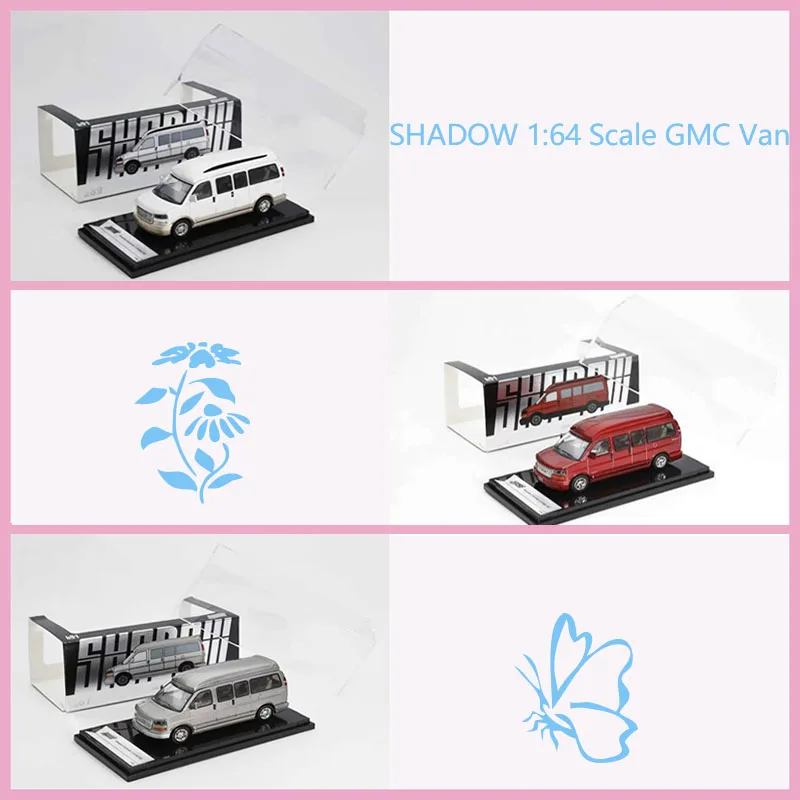 

SHADOW 1:64 Scale GMC Van Alloy Car Model Ornament Souvenir Display Collection Hobby Gift