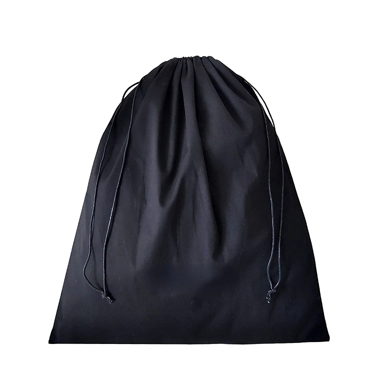 Cotton Drawstring Storage Bags Jewelry Wedding Gift DIY Black Pouch Reusable Home Organize Dustbag 8x10 10x12 10x15 50 Pcs/Lot