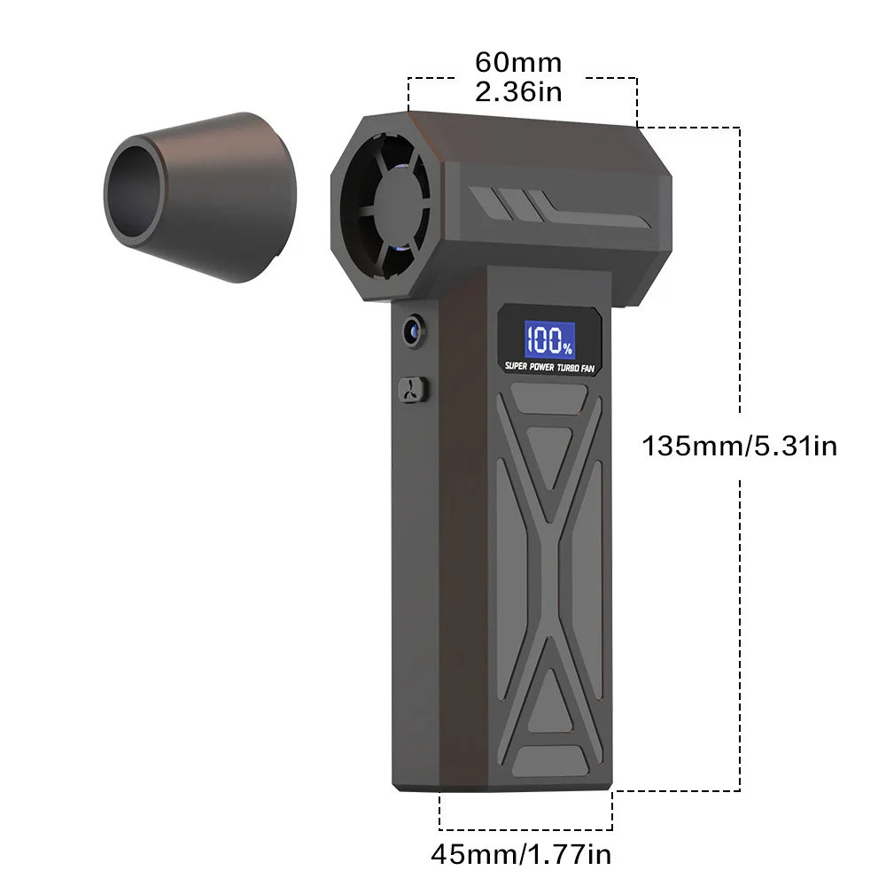 

Violent Turbo Fan Violent Fan High Speed Blower Handheld Portable Vacuum Cleaner