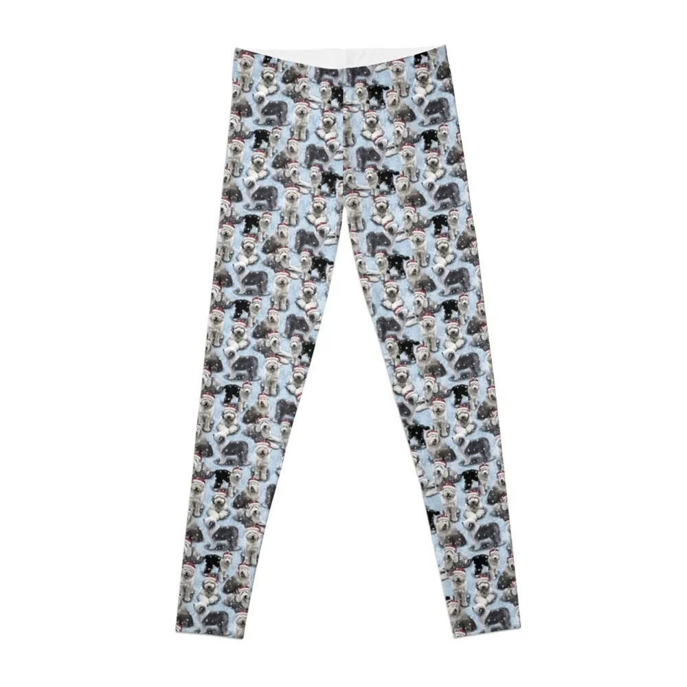 

The Christmas Old English Sheepdog Leggings Women's tights sport pants Womens Leggings