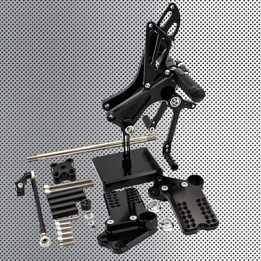 RiderJacky® For D-UKE 200 390 RC250 RC390 RC125 2011-2017 Quick Shifter Rearset Footpeg Adjustable Footrest Rearsets Pedal