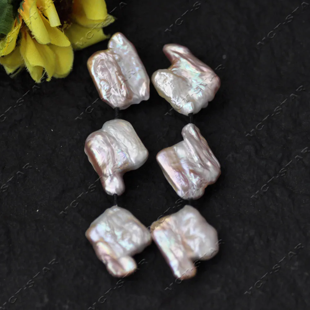 

MTC·STAR Creativity 4 дюйма, 30 мм, розовые, лавандовые, в стиле барокко, висячие серьги с жемчугом и фианитом (Z14209)