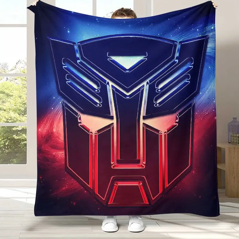 Autobots Transformers Optimus Prime Flannel Throw Blanket,Cozy Warm Blanket for Bed,Sofa,Living Room,Picnic,Camping,Home Decor