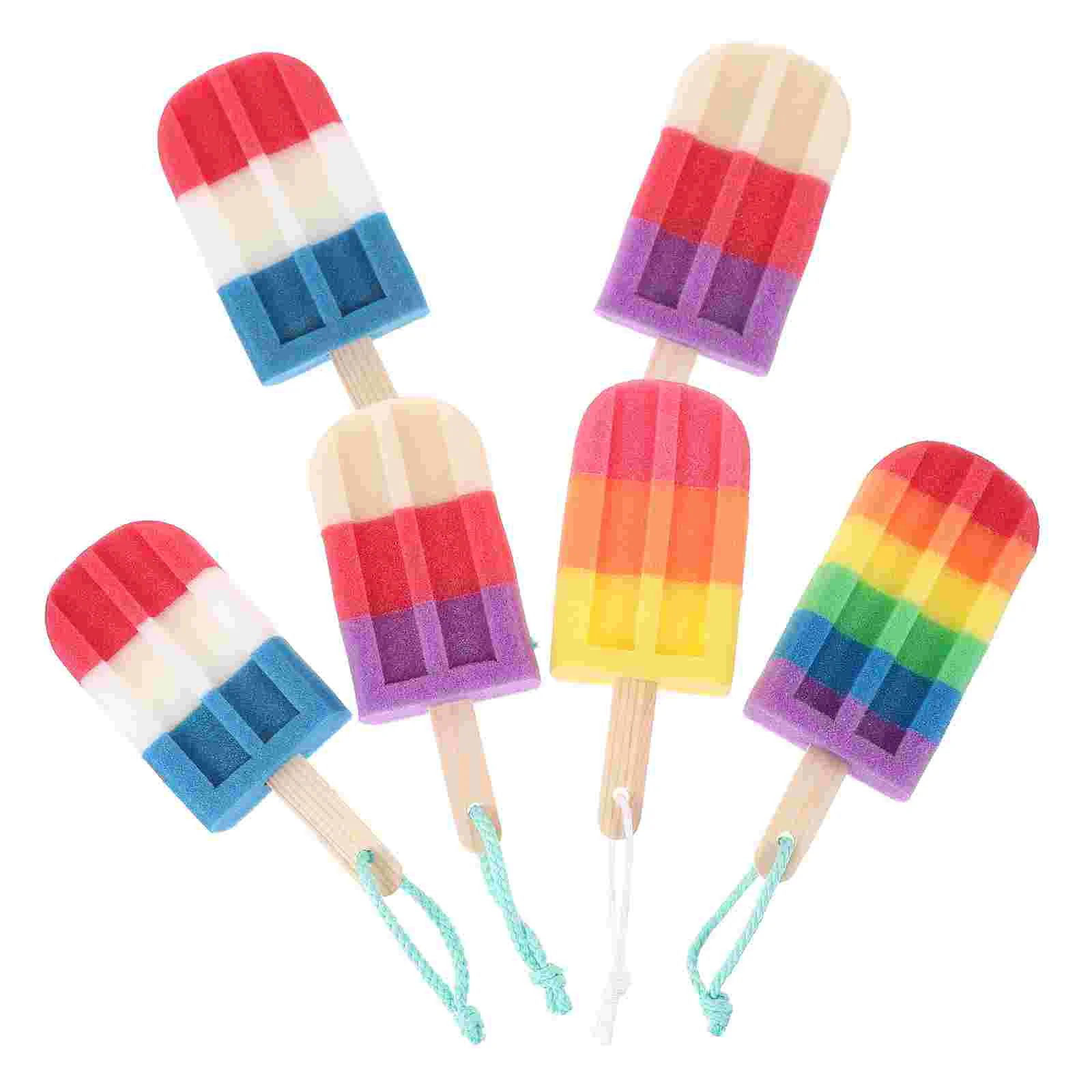 

Foam Bath Flower Ball Misting Sponge Loofah Body Scrubber Toilet Empty Bottle Distributor Clear