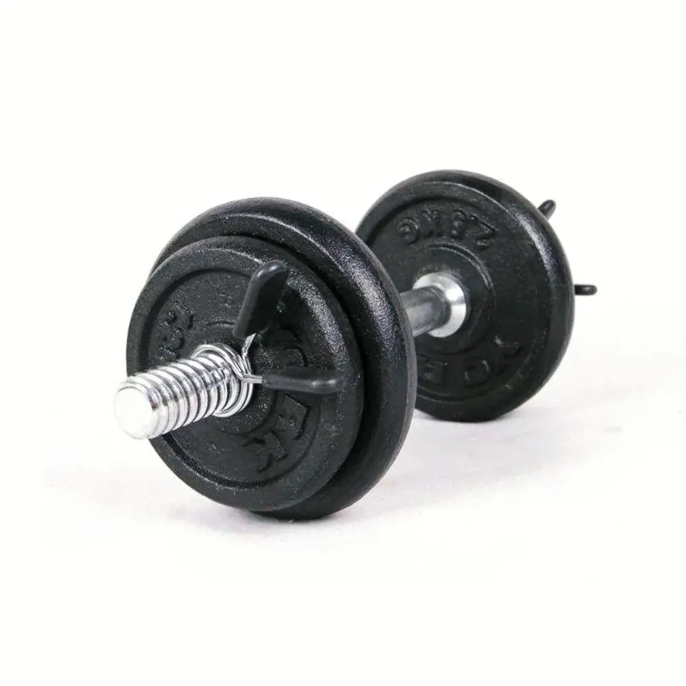 

1 Pair Gym Barbell Clips Dumbell Anti-loosening Spring Collar Clips Stable Safety Protection Barbell Lock Clamp