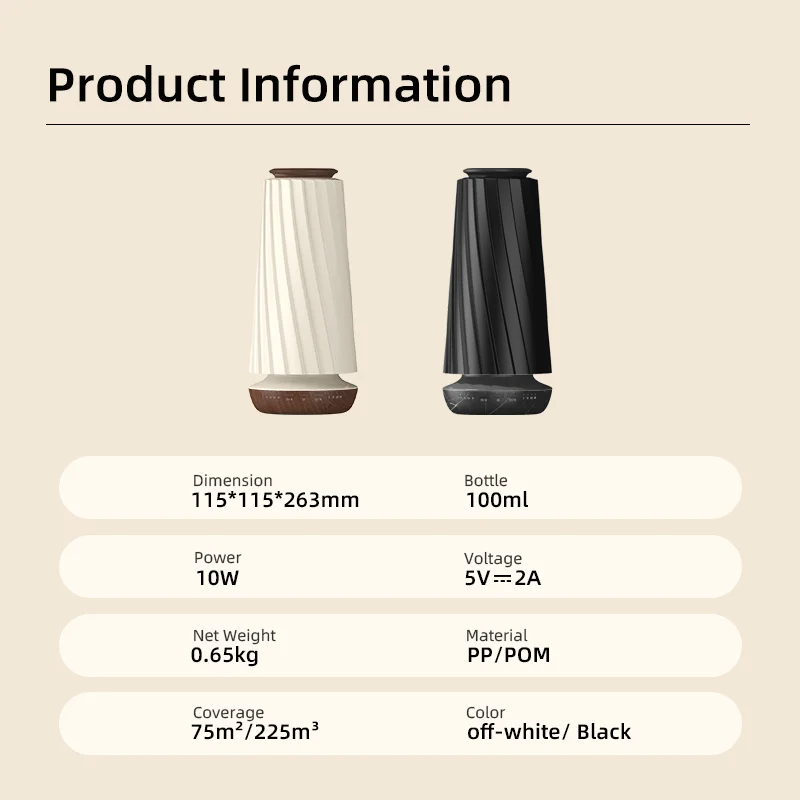 ناشر رائحة بلوتوث ذكي مع ضوء ليلي معطر جو آلة رائحة للمنزل والفندق والمكتب ناشر رائحة أوتوماتيكي