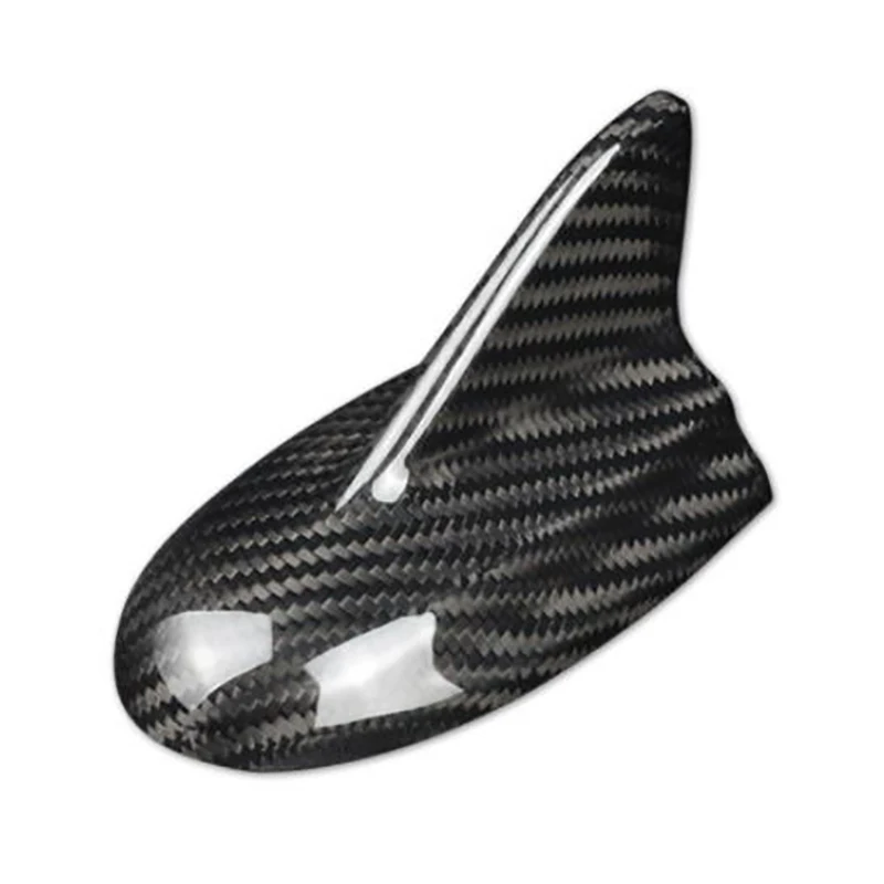 

for Dodge Challenger SRT 2015-2020 Accessories Car Real Carbon Fiber Shark Fin Antenna Cover Sticker