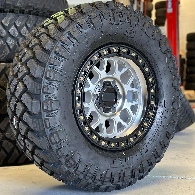 Havas 4 * 4 عجلات مزورة من خليط معدني للطرق الوعرة R17 R18 بوصة مع قفل خرز جيب رانجلر 5 * 127