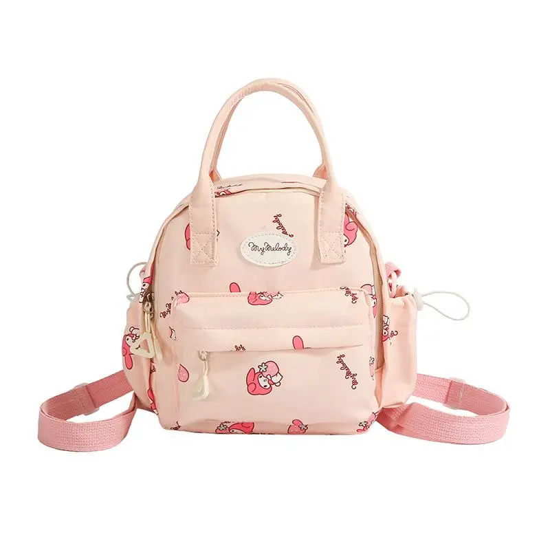 حقيبة ظهر Sanrio الجديدة المطبوعة برسوم كارتونية HelloKitty حقيبة ظهر عصرية كاجوال للفتيات Kawaii حقيبة كروس محمولة على ظهره للطلاب