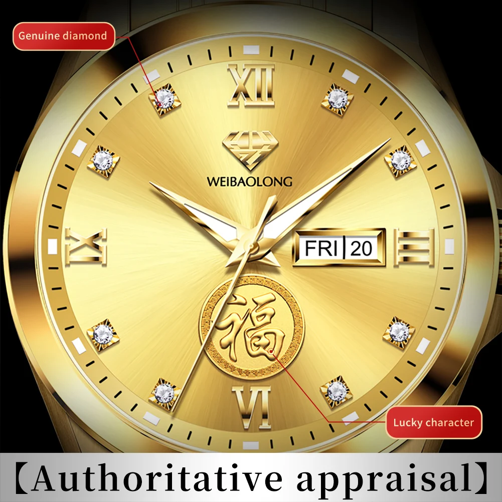 WEiBAOLONG 3805 Genuine Diamond Men's Watches Japan Automatic Mechanical Watch for Man High-end Luxury Limited-Edition Man Watch