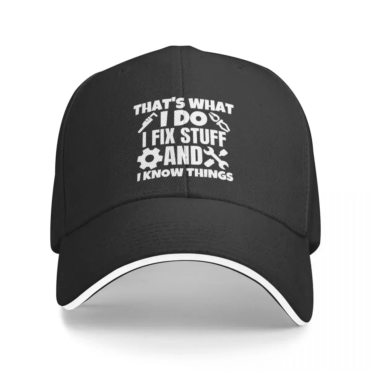 

That's what I do. I fix stuff and I know things Baseball Cap Beach New In The Hat Snapback Cap Boy Child Women's