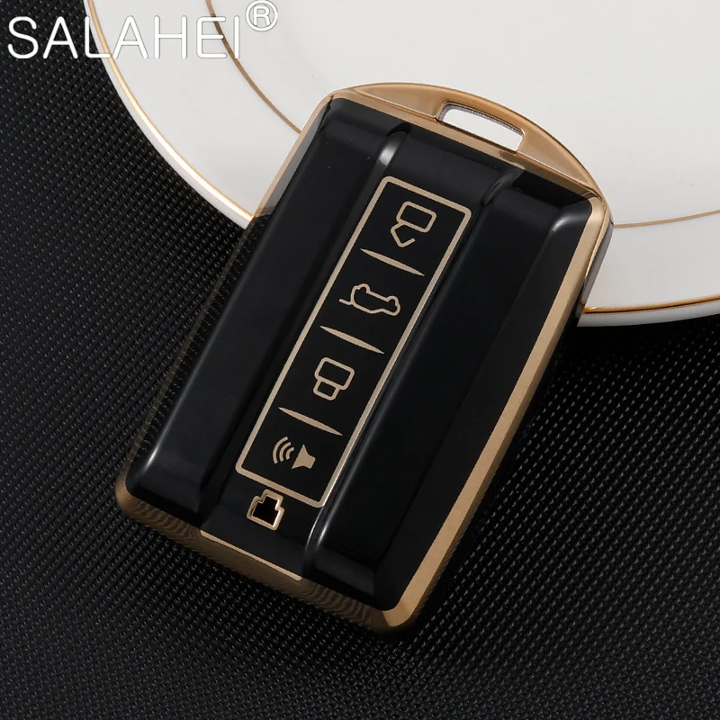 

Soft TPU Car Remote Key Fob Cover Case Protector Shell For Great Wall GWM WEY TANK 300 500 Tank300 Tank500 Keychain Accessories