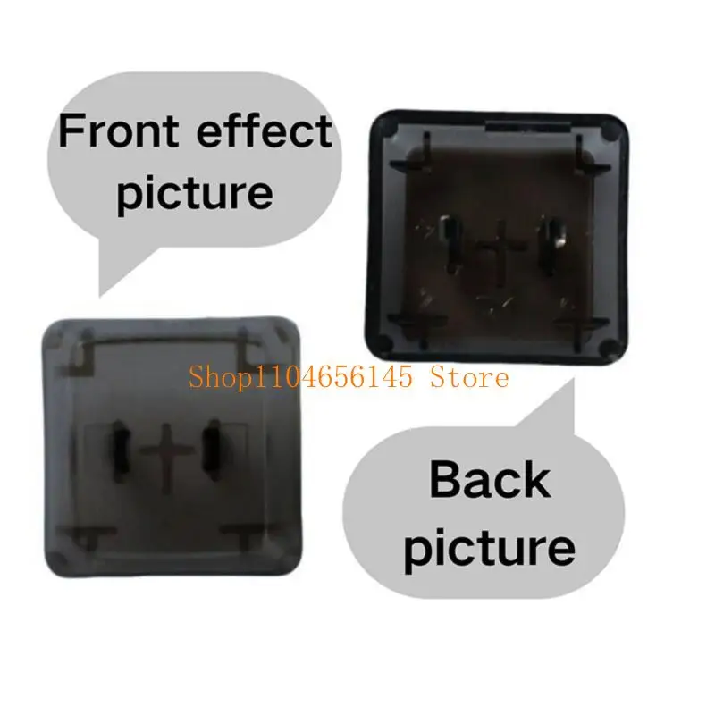 5asd 10/20PCS Tastenkappen 1U Standard transparente schwarze Tastenkappen verbessern Tippen für mechanische Tastaturen G813