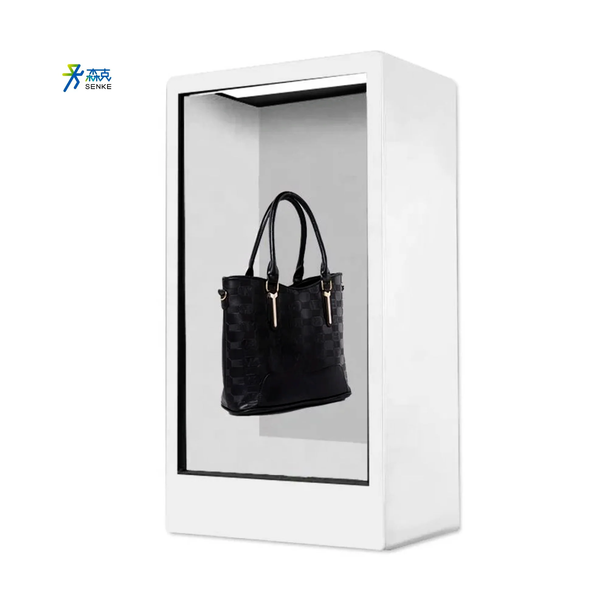 3D Hologram TV Showcase Display Transparent LCD 3D Box Translucent Screens Play Video Advertising Equipment