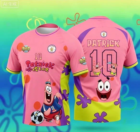2026 Neues SpongeBob Schwammkopf 3D-Druck T-Shirt Familien-Partnerlook Animation für Männer, Frauen, Kinder und Familien – Detail 4