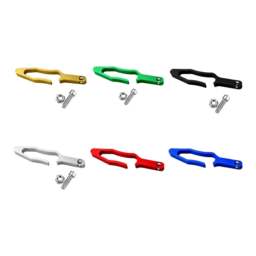 Protection de la ligne de frein, collier de serrage doré pour tuyau de frein de moto, accessoire de moto en alliage d'aluminium